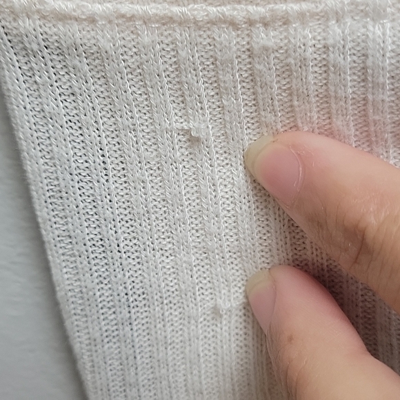 Maeve By Anthropologie Pearson Long Sleeve Ivory Waffle Knit Thermal Siz… - Picture 7 of 13